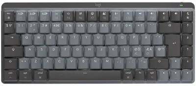 Tastatură mecanică Logitech - MX Mechanical Mini for Mac, grafit