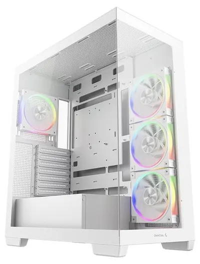 Carcasă DeepCool – CG580 4F WH V2, mid tower, albă