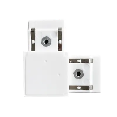 El-Lc L-Connector For Ultra Slim Magnetic Rail White