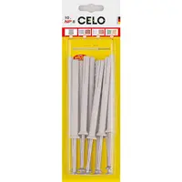 CELO Blister Nail plug NP 8-120 pre-assembled, SB countersunk plug cu countersunk surub (PZ3), zincat