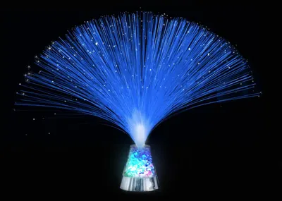 Lampă decorativă din fibră optică, 36 cm