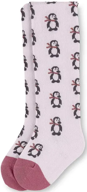 Colanți din bumbac pentru copii Sterntaler - Cu pinguini, 86 cm, 10-12 luni