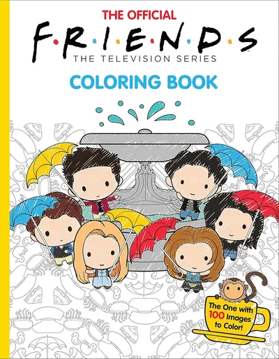 Carte de colorat Friends - 100 imagini de colorat