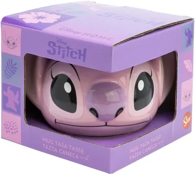 Cană 3D din ceramică Stor Stitch - Angel, 375 ml
