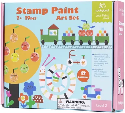 Set creativ Tooky Land - Desenați cu ștampile