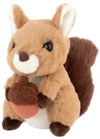 Jucărie de pluș Amek Toys -Veveriță cu ghindă, 20 cm