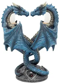 Sfeșnic Nemesis Now Art: Anne Stokes - Dragon Heart, 23 cm
