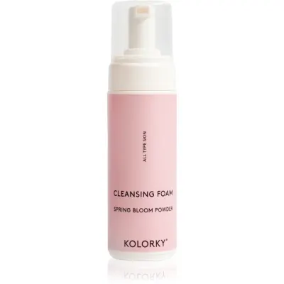 Kolorky Cleansing Foam demachiant spumant delicat Spring Bloom Powder 150 ml