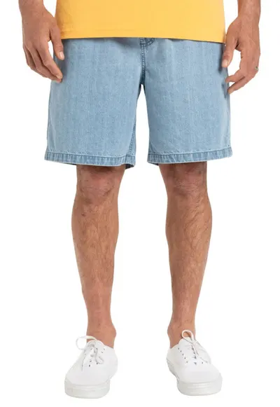 Pantaloni scurți din denim - Albastru deschis