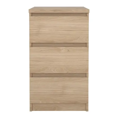 Comodă în culoare naturală cu aspect de lemn de stejar 40x70x50 cm Naia – Tvilum