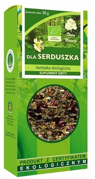 Ceai bio din plante pentru sistemul cardiovascular, 50 g, Dary Natury