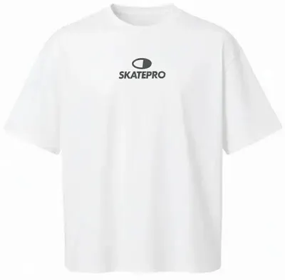 SkatePro Heavy Box Tricouri - M - Bright White
