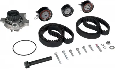 Set pompa apa + curea dintata potrivit AUDI A6 C4; VW CALIFORNIA T4 CAMPER, LT 28-35 II, LT 28-46 II, TRANSPORTER T4 2.4D 2.5D 07.90-07.06