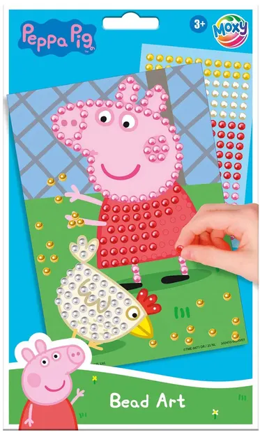 Set de pictat cu mărgele Moxy - Peppa Pig