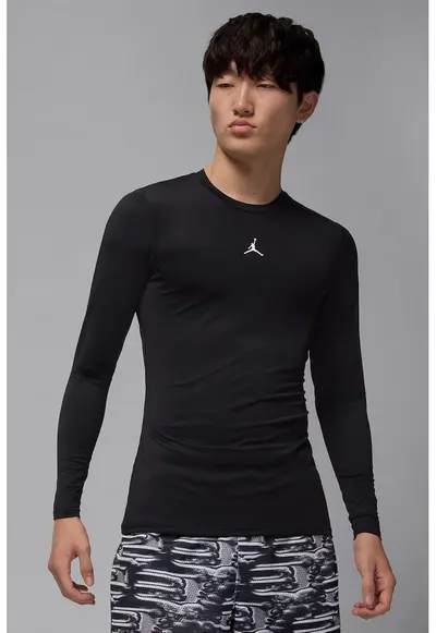 Bluza pentru baschet Jordan Sport Compression - Alb/Negru