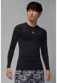 Bluza pentru baschet Jordan Sport Compression - Alb/Negru