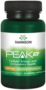 Peak ATP, 400 mg, 30 capsule vegetale, Swanson