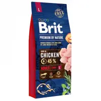 Hrana uscata pentru caini Brit Premium Adult L 15 kg