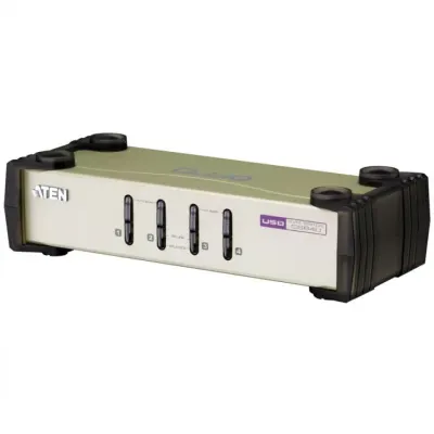 KVM Switch PS/2-USB VGA cu 4 porturi, Aten CS84U