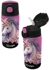 Sticlă de apă Graffiti Xscape - Unicorn, 500 ml