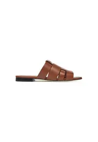 Slapi dama - SA28051C0MTC0230 - Piele naturala - Maro