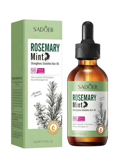 Sadoer Ulei de par 55 ml Rosemary Mint Strenghtens Smoothes