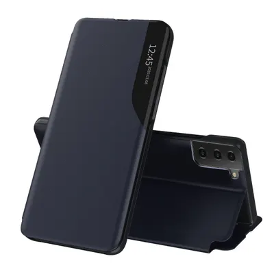 Husa pentru Samsung Galaxy S21 FE 5G G990, Techsuit, eFold, Albastra Inchis
