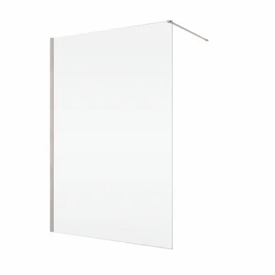 Paravan dus sticla walk-in 90x200 cm, bronz periat, sticla 8 mm, Ronal Easy