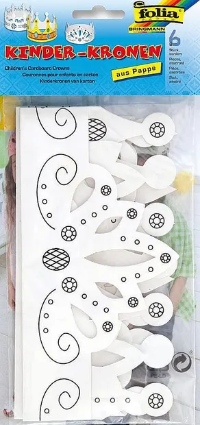 Set creativ Folia - Coroane de colorat