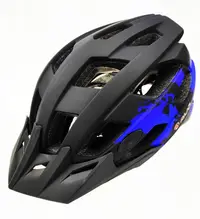 Casca biciclisti AVO-24, marime M (55-58 cm), culoare negru albastru