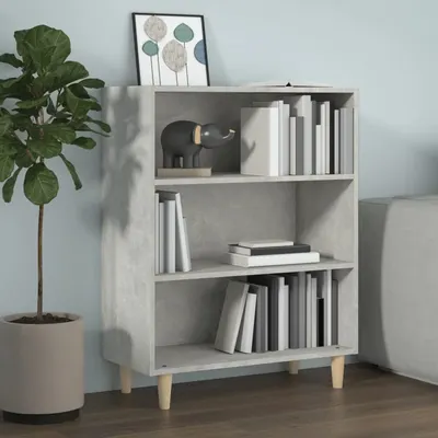 vidaXL Măsuță de cafea, gri beton, 69,5x32,5x90 cm, lemn prelucrat