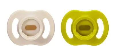 Suzete ortodontice Tommee Tippee - Ultra Light Stay Put, 6-18 luni, 2 bucăți, verde/crem