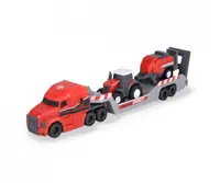 Camion Mack cu tractor si presa balotare Massey Ferguson Dickie