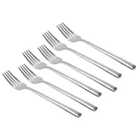 Set 6 Furculite Desert Paris, 15.1 x 2.2 cm, Inox, Perfect Home