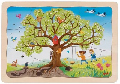 Puzzle stratificat Goki - Arborele meu de mere