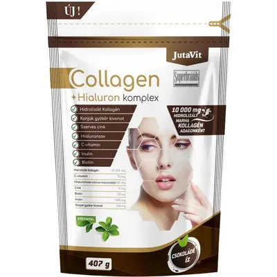 Colagen Hidrolizat + Complex Hialuronic cu Gust de Ciocolata 407g