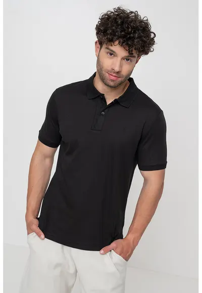 Tricou polo de bumbac organic