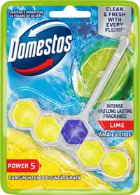 Odorizant de toaletă Domestos - Power 5 Lime, 50 g