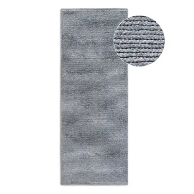 Covor tip traversă gri țesut manual din lână 80x200 cm Francois – Villeroy&Boch