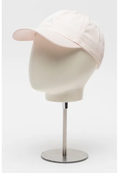 Sapca de bumbac organic cu velcro - Roz pastel