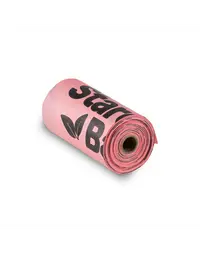 STARCH BAG Pungi bio igienice pentru caini 11 role, roz