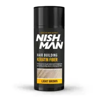 Pudra fiber pentru parul rar - NISH MAN - Saten deschis