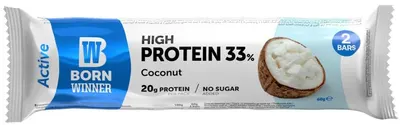 Baton proteic Active, cocos, 60 g, Born Winner