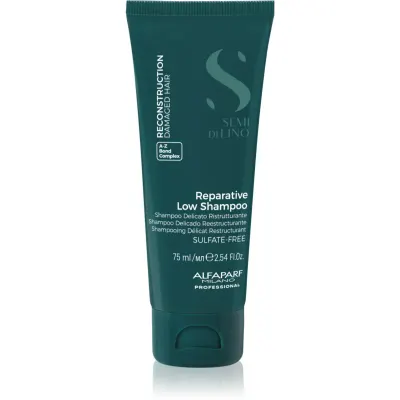 Alfaparf Milano Semi di Lino Reconstruction Reparative șampon regenerator pentru par deteriorat 75 ml