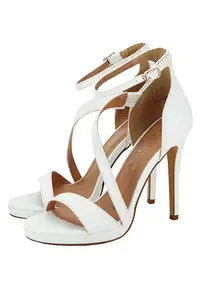 Sandale albe elegante BLJY1286 128 12673 - Alb