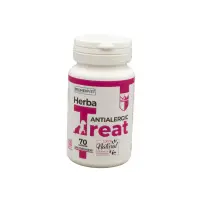 PROMEDIVET Herba-Treat Antialergic, supliment sistem imunitar & alergii câini, comprimate PROMEDIVET Herba-Treat Antialergic, XS-XL, supliment sistem imunitar & alergii câini și pisici, flacon, 70 comprimate