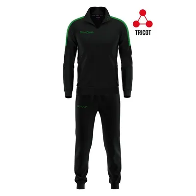 Givova Tuta Revolution Black-greenset