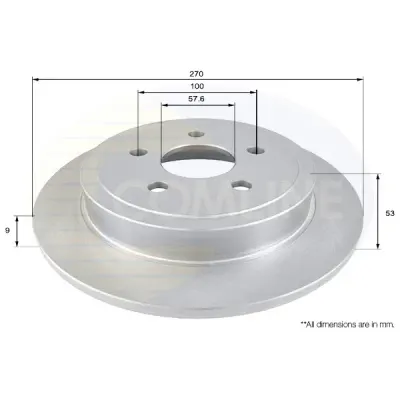 Disc frana COMLINE ADC2308