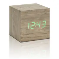 Ceas deșteptător digital Wooden Cube Click – Gingko