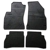 Set covorase auto din cauciuc Fiat Doblo (263) 2010-2020, Opel Combo D (X12) 5 usi, 2011-2018, presuri FROGUM, negre, 4 buc.